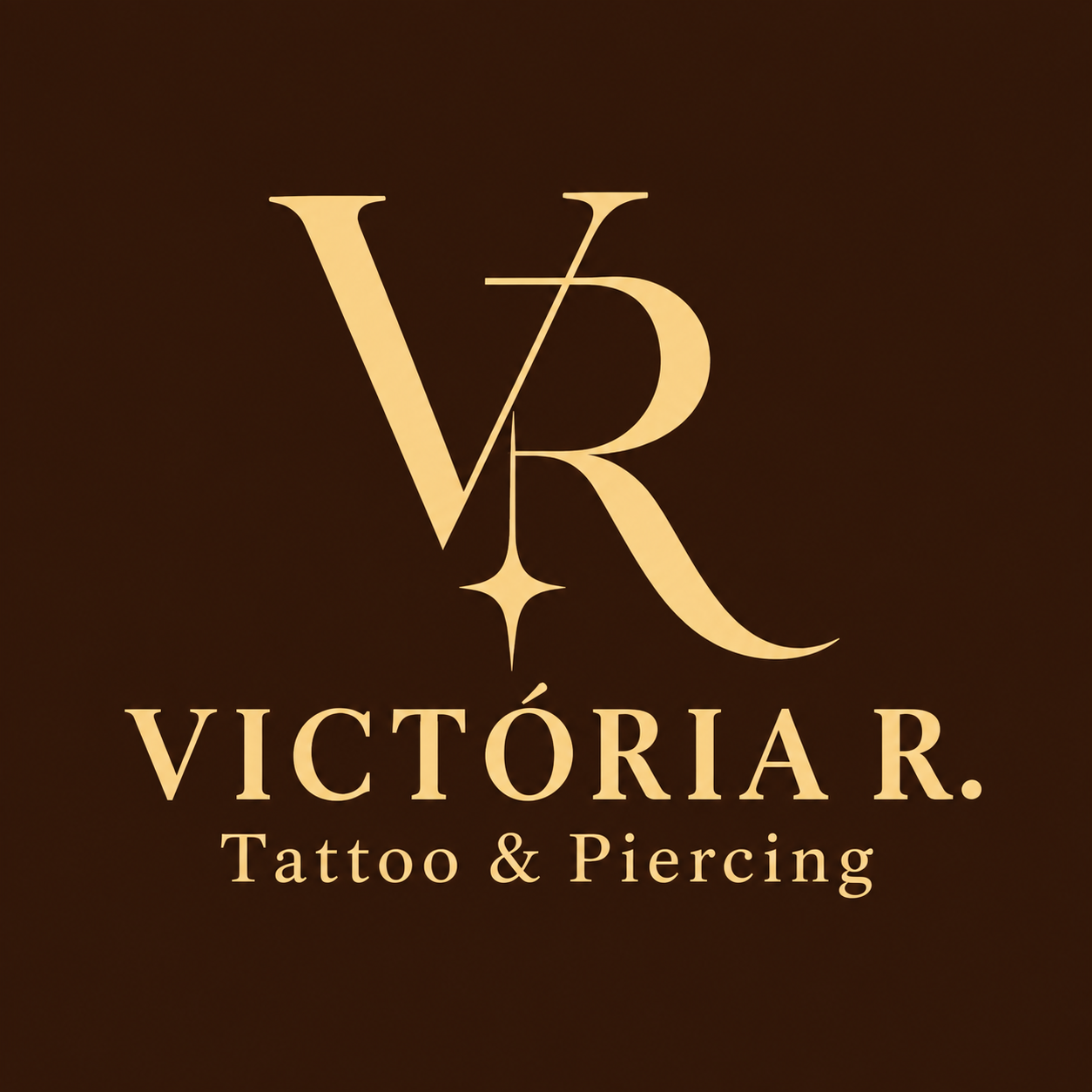 Logo Victória R. Tattoo & Piercing